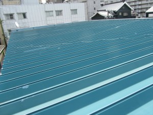  屋根（トタン）塗装施行事例