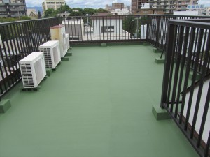  屋上防水塗装施工事例