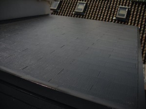  屋根ストレート塗装事例